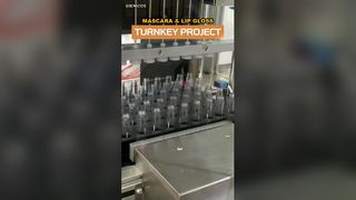 High Speed Mascara and Lipgloss Filling Machine