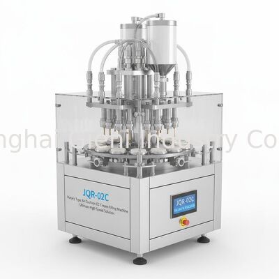 JQR-02C Μηχανή πλήρωσης κρέμας με περιστροφική CC με 24-30 κύκλους/λεπτο, ακρίβεια ±0,1g και πιστοποίηση CE