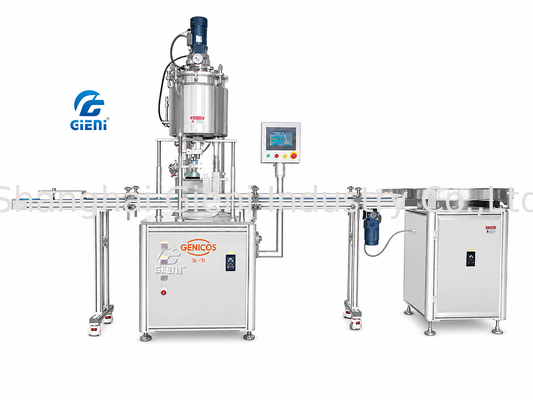 EGR-10H-HF3 10 κεφαλών αυτόματη μηχανή υψηλής ταχύτητας για τη συμπλήρωση θερμού νερού για μικρούς σωλήνες 3 ml 180 σωλήνες/min Servo