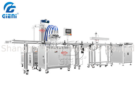 3 50ml χειλικού βάλσαμου ραβδιών καλλυντικών στρώματα μηχανών πλήρωσης με 4 ακροφύσια