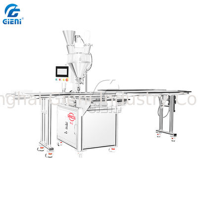 900pcs/H καλλυντική χαλαρή μηχανή πλήρωσης σκονών ελέγχου PLC με τη χοάνη 25L