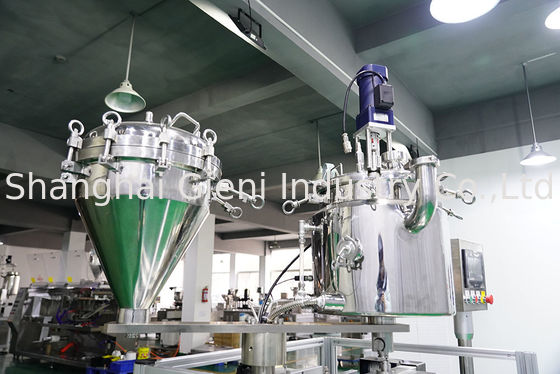 Γραμμή παραγωγής ABB Robot Full Automatic Lip Gloss Mascara Filling Capping Machine