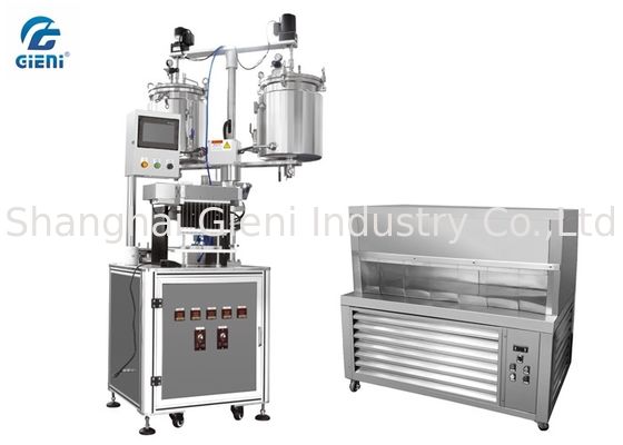 12 μηχανή πλήρωσης χειλικού βάλσαμου ακροφυσίων με τη διπλή πλατφόρμα παγώματος συμπιεστών