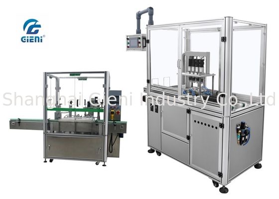 Γρήγορη διευθετήσιμη μηχανή πλήρωσης μπουκαλιών ουσιαστικού πετρελαίου με τη σερβο μηχανή Drive