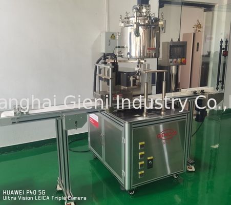 Δεξαμενή θέρμανσης 20L JSFL Μηχανή πλήρωσης λιπ μπαλμ λιπστικ ράβδου με ένα ακροφύσιο 20-30τμχ/λεπτό