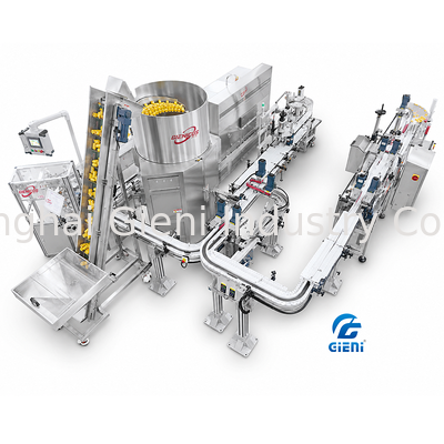 VS016-C Automatic Lipstick Capping Machine 40-60 pcs/min Dual Cap Feeding PLC Control
