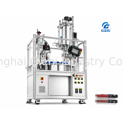 Compact 300 BPH Lip Gloss Filling Machine with Manual Load for 5-30ml Lip Gloss Tubes