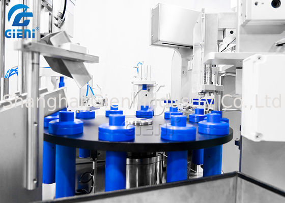 Η ημι αυτόματη περιστροφική μηχανή πλήρωσης και κάλυψης για Mascara ή το χείλι σχολιάζει