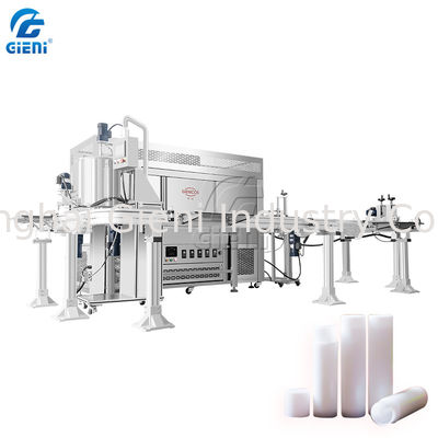 Προθέρμανση βάλσαμου ραβδιών χειλικού βάλσαμου ενιαίου ακροφυσίου γραμμών πλήρωσης υλικών πληρώσεως του καυτού