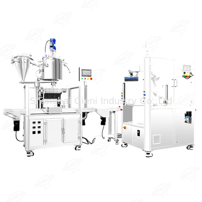 Καλή τιμή. Γραμμή παραγωγής ABB Robot Full Automatic Lip Gloss Mascara Filling Capping Machine σε απευθείας σύνδεση
