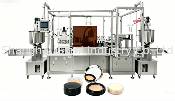 Μεγάλη ταχύτητα 48PCS/Min Μηχανή πλήρωσης μαξιλαριού σφουγγαριού NBR με τέσσερα νουζέλες