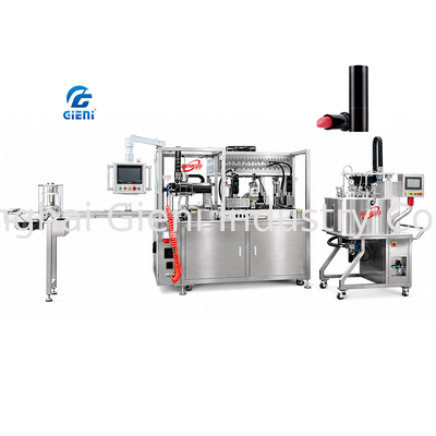 GLU-900 Αυτοματοποιημένη γραμμή παραγωγής κραγιόν Επιστροφή κάτω σταθμός 900pcs/h Πολυδιάγραμμα μηχανή