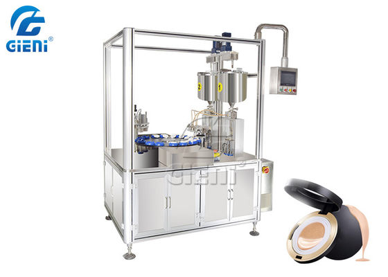 Καλλυντική μηχανή πλήρωσης κρέμας των CC 10pcs/Min με 16 περιστροφικούς σταθμούς
